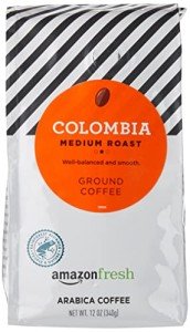 Colombian Medium Roast Ground Mushroom Coffee, 12 oz