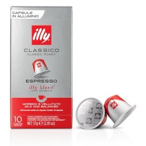 Illy Classico Roast Espresso Capsules - 10 Count