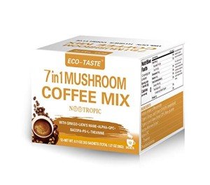 ECO-TASTE 7-in-1 Mushroom Coffee Mix Sachets