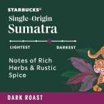 Starbucks Dark Roast Sumatra Whole Bean Coffee