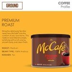 McCafe Medium Roast Mushroom Coffee - 24 oz Canister