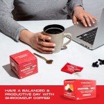 Instant Mushroom Coffee Pack: Lion's Mane & Cordyceps