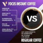VitaCup Focus Mushroom Coffee Instant Packets, 24 Ct