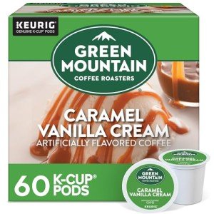Caramel Vanilla Cream Mushroom Coffee K-Cups - 60 Count