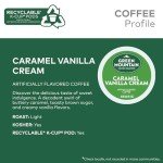 Caramel Vanilla Cream Mushroom Coffee K-Cups - 60 Count