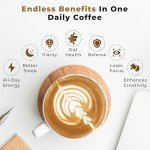 Organic Mushroom Coffee with Collagen for Focus & Energy