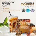 Organic Mushroom Coffee with Collagen for Focus & Energy