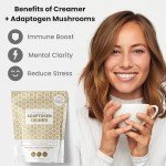 Keto Mushroom Coffee Creamer with MCT & Adaptogens