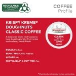 Krispy Kreme Doughnuts Medium Roast Coffee Pods