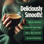 Low Acid Dark Roast Mushroom Coffee, USDA Organic