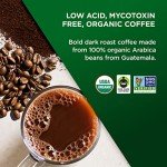 Low Acid Dark Roast Mushroom Coffee, USDA Organic