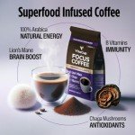 VitaCup Focus Mushroom Coffee with Lion's Mane & Chaga