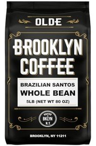 Brooklyn Coffee Brazilian Santos Medium Roast Beans