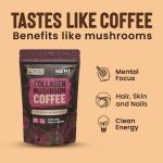 Organic Collagen Mushroom Coffee with Lion’s Mane & Chaga