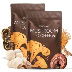Bunkell Organic Mushroom Coffee – 6 Mushrooms Blend
