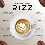 RIZZ Organic Mushroom Coffee for Energy & Wellness