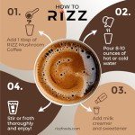 RIZZ Organic Mushroom Coffee for Energy & Wellness