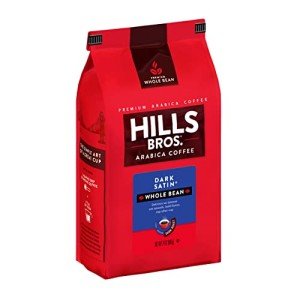 Hills Bros Dark Satin Whole Bean Coffee, 24 oz