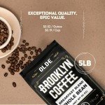 Brooklyn Coffee Italian Dark Roast Whole Beans 5lb
