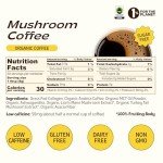 JIBBY Organic Mushroom Coffee Powder with Collagen