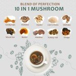 Ambica Organic Instant Mushroom Coffee Blend, 24 Servings