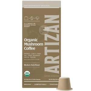 Organic Mushroom Coffee Pods for Nespresso Machines
