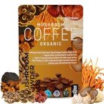 Organic Mushroom Coffee with Grass-Fed Collagen - 30 Servings