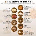 Organic Mushroom Coffee with Grass-Fed Collagen - 30 Servings