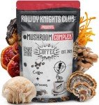 Organic Mushroom Coffee by Rowdy Knights Club - 30 Servings