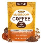 Organic Instant Mushroom Coffee Blend for Focus & Energy