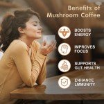 Organic Mushroom Coffee with 6 Adaptogenic Varieties