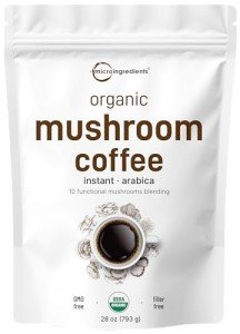 Organic 10-in-1 Mushroom Coffee Powder, 28 Ounces