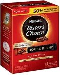 Nescafe House Blend Instant Coffee Sticks, 18 Count
