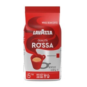 Lavazza Qualita Rossa Espresso Beans - 2.2LB Bag