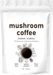 Organic High Caffeine Mushroom Coffee with Lion's Mane