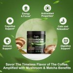 Mushroom Matcha Coffee for Focus and Energy