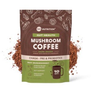 Instant Mushroom Coffee with Chaga & Gut Support
