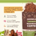 Instant Mushroom Coffee with Chaga & Gut Support
