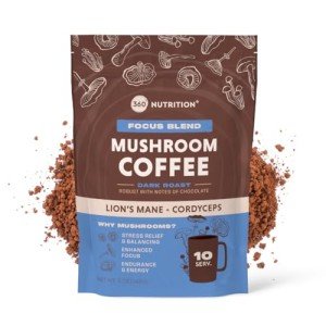 Instant Mushroom Coffee with Cordyceps and Lion’s Mane