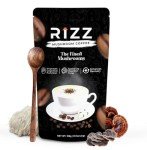RIZZ Organic Mushroom Coffee for Energy & Wellness