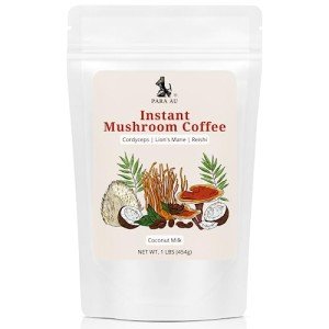 Instant Mushroom Coffee with Cordyceps & Lion's Mane