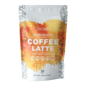 Mushroom Coffee Latte with Collagen – 30 Servings