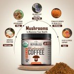 Organic Decaf Mushroom Coffee Instant 2-Pack - 70 Servings