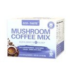 ECO-TASTE Mushroom Coffee Mix with Ashwagandha – 12 Sachets