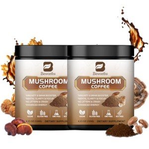 Mushroom Coffee Duo: Focus & Immunity Boosters