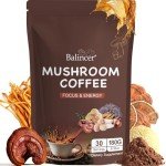 Balincer Organic Mushroom Coffee with 6 Adaptogens