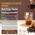 Organic Instant Mushroom Coffee with 6 Powerful Mushrooms