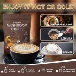 Organic Instant Mushroom Coffee with 6 Powerful Mushrooms