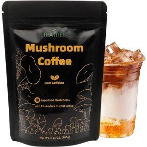 TEATREE Mushroom Coffee Blend for Energy & Focus