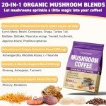Organic Mushroom Coffee with Adaptogens for Energy & Focus